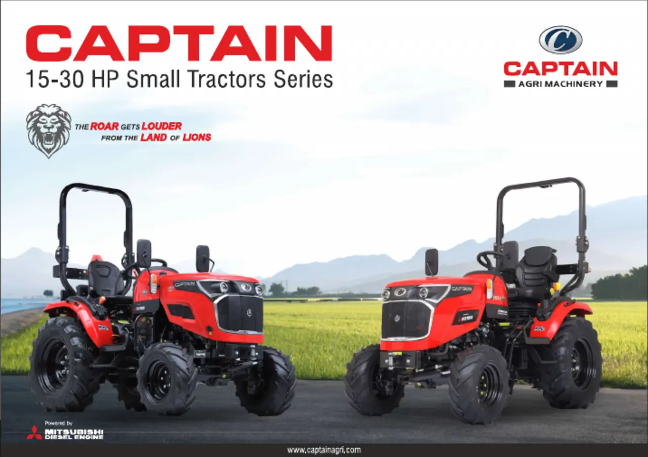 Captain 15 horsepower compact tractor range